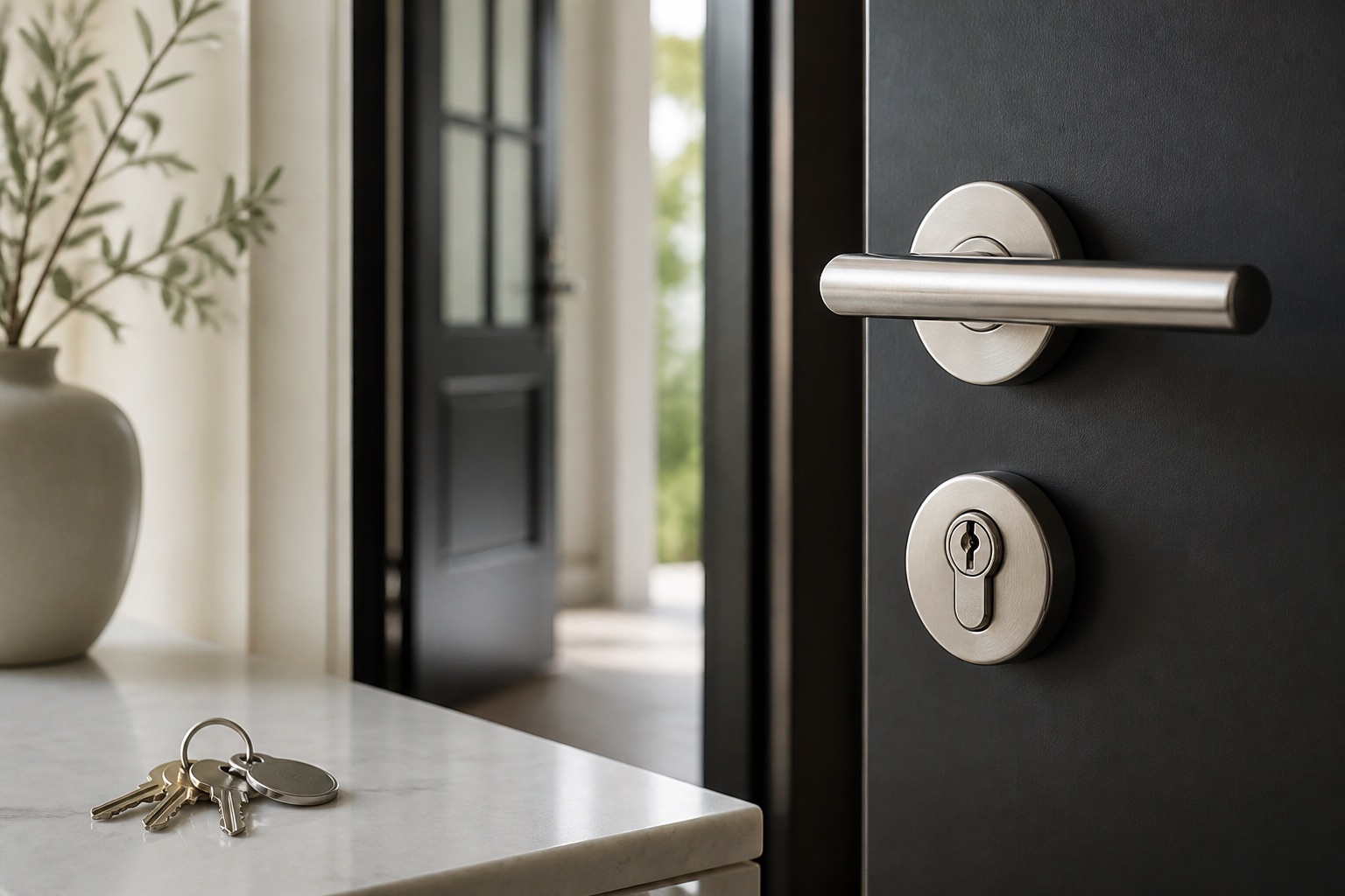 Intervention d'un serrurier Maison Varenne sur une serrure de porte